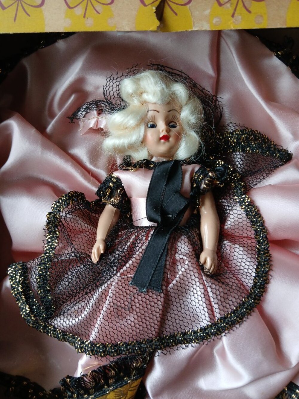 Vtg Melody Sleep Eye Doll, House of Dolls Chicago, Venetian Style Original Box
